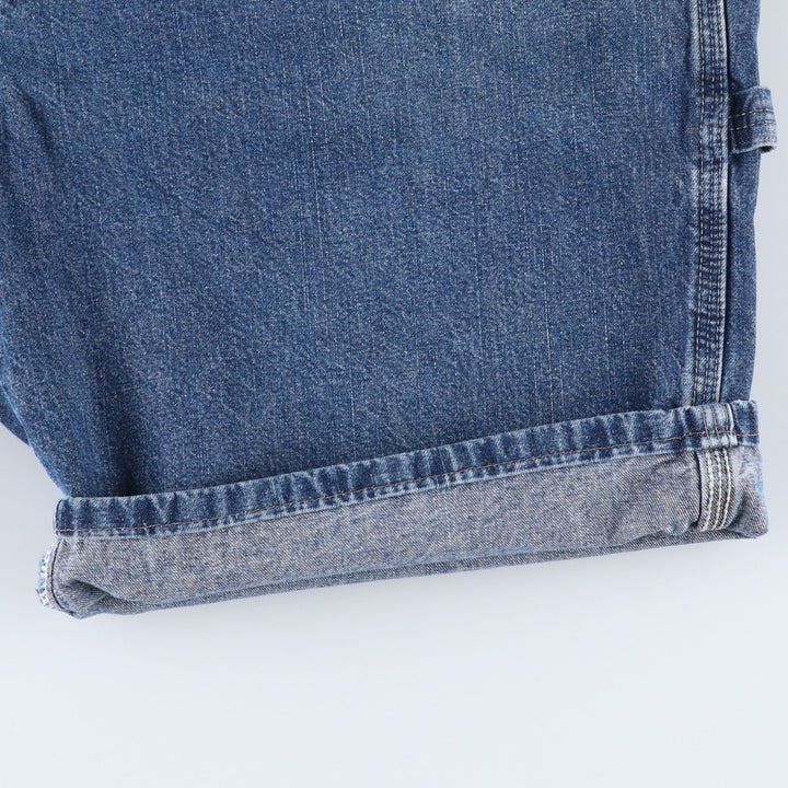 Wrangler denim painter shorts, men's size W35 (approx.) cotton blue type Vintage Second Hand