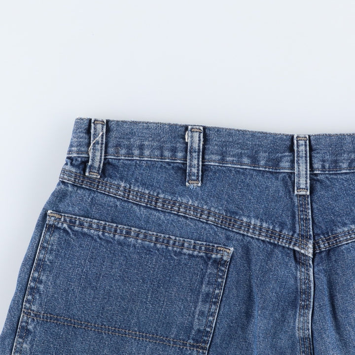 Wrangler denim painter shorts, men's size W35 (approx.) cotton blue type Vintage Second Hand