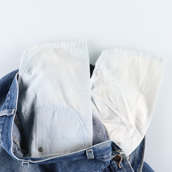 Dickies denim painter shorts, half pants, men's size w37 cotton blue type Vintage Second Hand