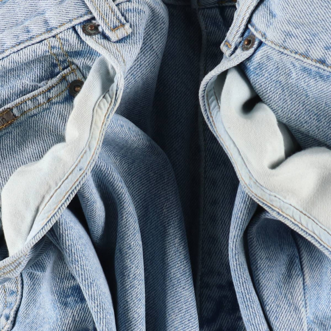 90s-00'S Calvin Klein Jeans Denim Shorts, Made in USA, Men's Size W36 (approx.) cotton blue type Vintage Second Hand