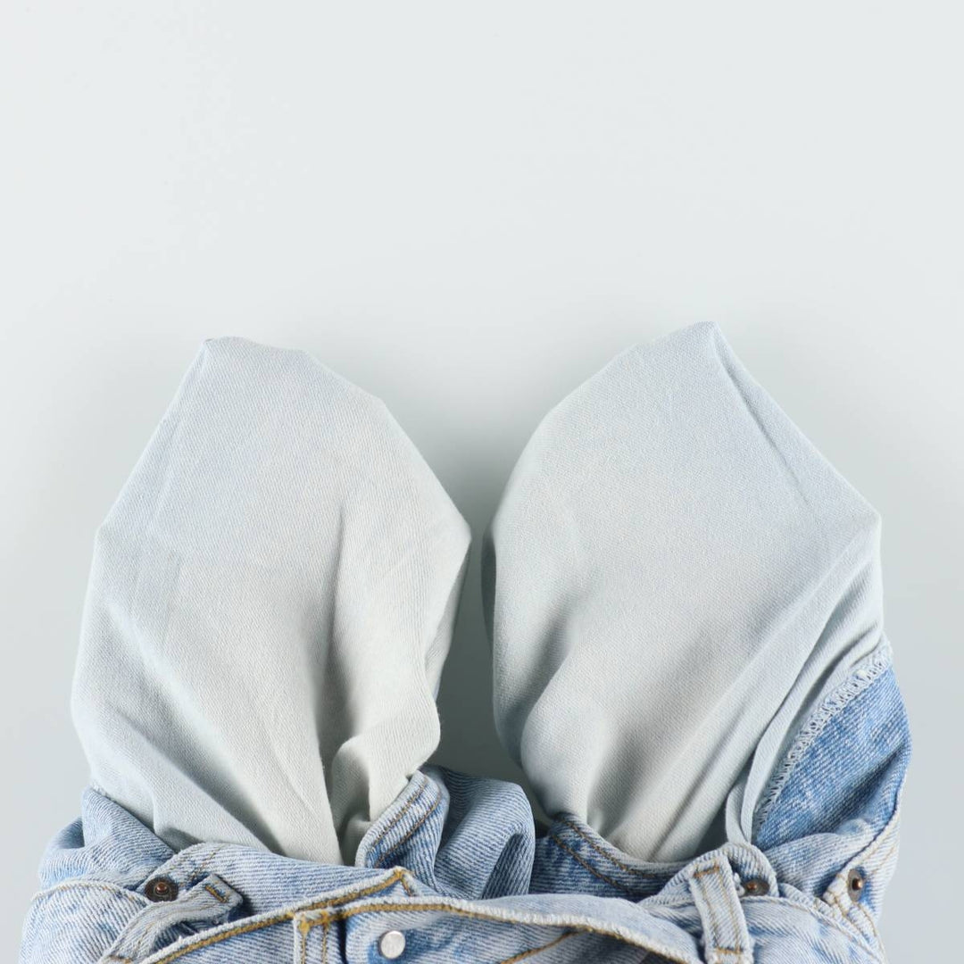90s-00'S Calvin Klein Jeans Denim Shorts, Made in USA, Men's Size W36 (approx.) cotton blue type Vintage Second Hand