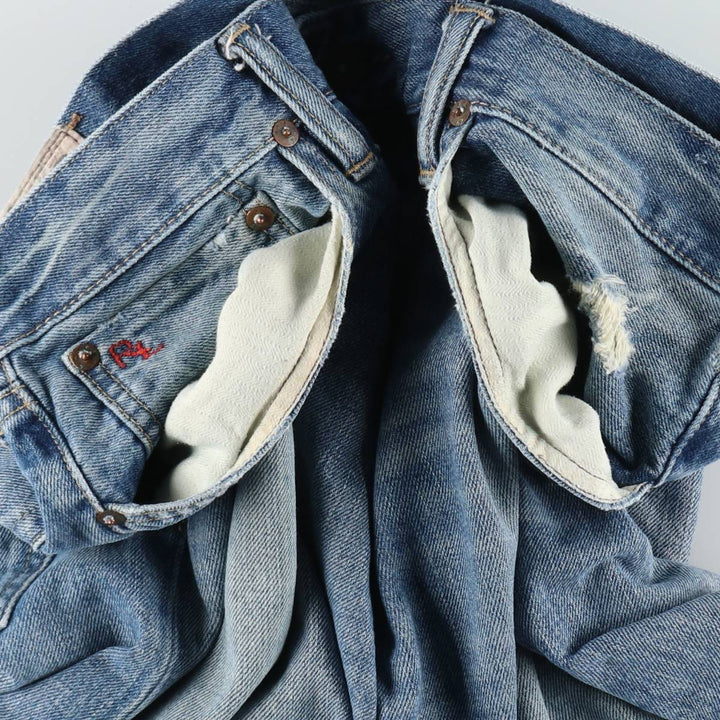 Ralph Lauren Polo Ralph Lauren Cut-off Denim Shorts, Men's Size W36 (approx.) cotton blue type Vintage Second Hand
