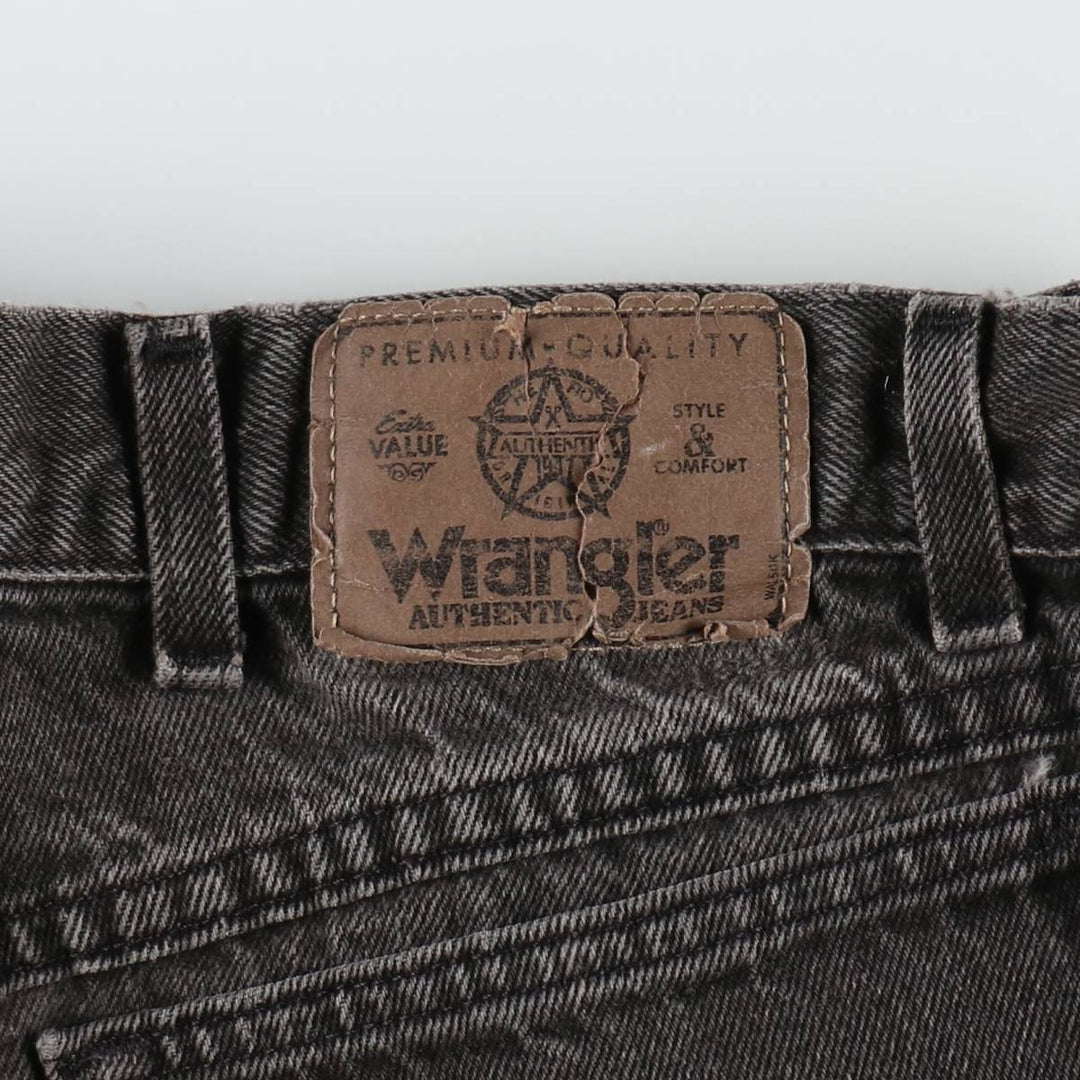 Wrangler Black Denim Shorts, Shorts, Men's, W33 unclear black type Vintage Second Hand