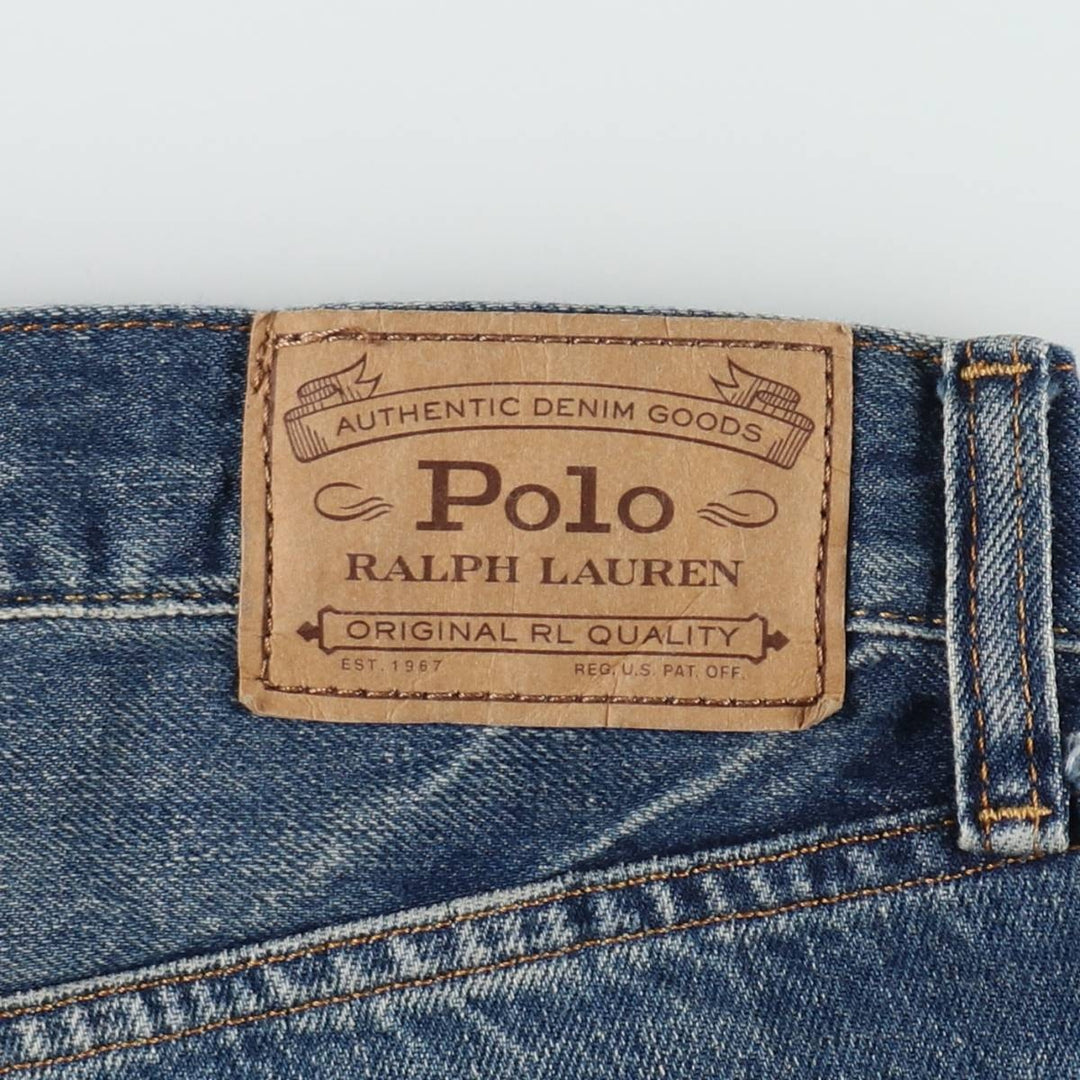 Ralph Lauren Polo Ralph Lauren Cut-off Denim Shorts, Men's Size W33 (approx.) cotton blue type Vintage Second Hand