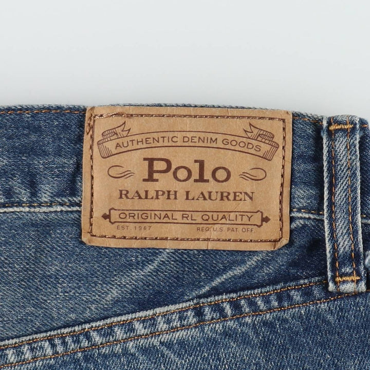 Ralph Lauren Polo Ralph Lauren Cut-off Denim Shorts, Men's Size W33 (approx.) cotton blue type Vintage Second Hand