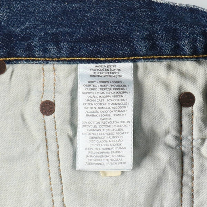 Ralph Lauren Polo Ralph Lauren Cut-off Denim Shorts, Men's Size W33 (approx.) cotton blue type Vintage Second Hand