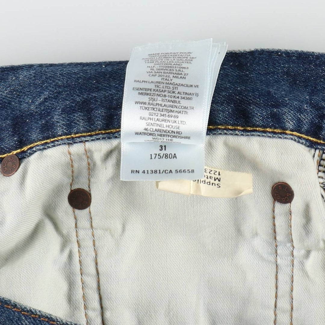 Ralph Lauren Polo Ralph Lauren Cut-off Denim Shorts, Men's Size W33 (approx.) cotton blue type Vintage Second Hand