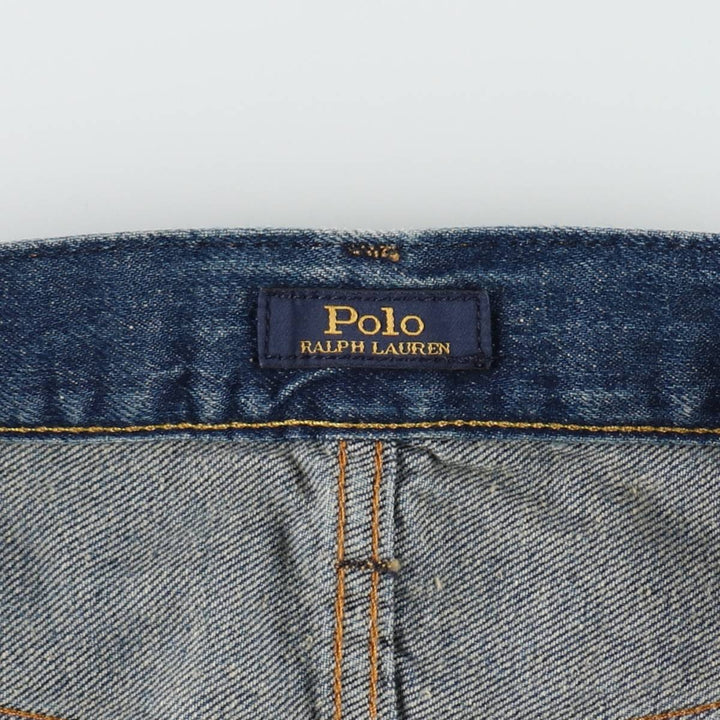 Ralph Lauren Polo Ralph Lauren Cut-off Denim Shorts, Men's Size W33 (approx.) cotton blue type Vintage Second Hand