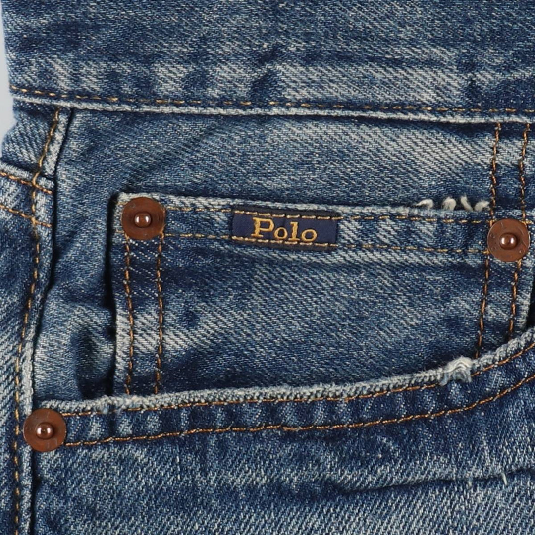 Ralph Lauren Polo Ralph Lauren Cut-off Denim Shorts, Men's Size W33 (approx.) cotton blue type Vintage Second Hand