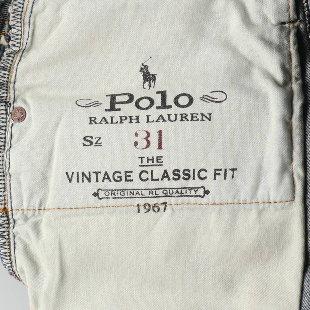 Ralph Lauren Polo Ralph Lauren Cut-off Denim Shorts, Men's Size W33 (approx.) cotton blue type Vintage Second Hand