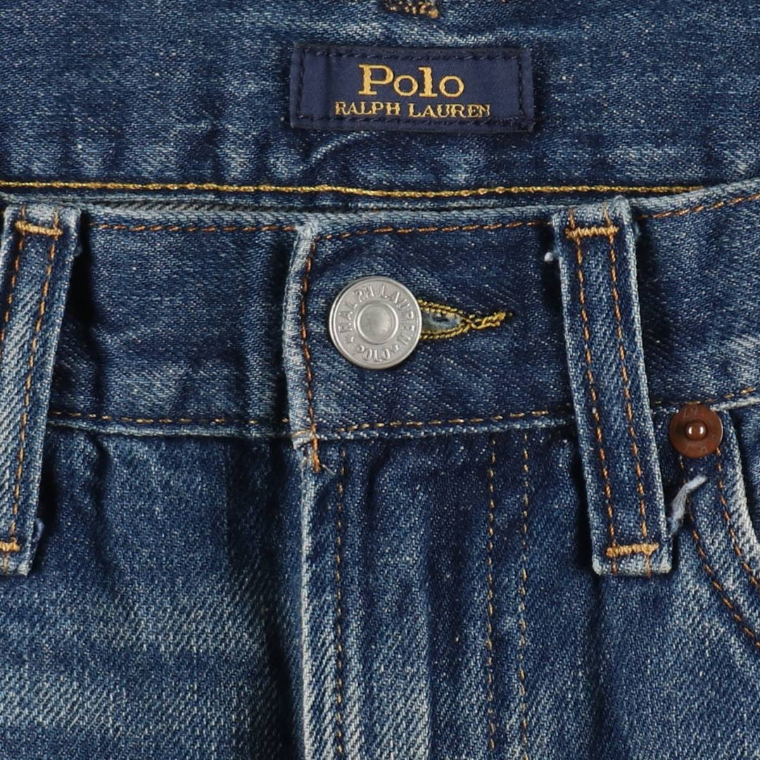 Ralph Lauren Polo Ralph Lauren Cut-off Denim Shorts, Men's Size W33 (approx.) cotton blue type Vintage Second Hand