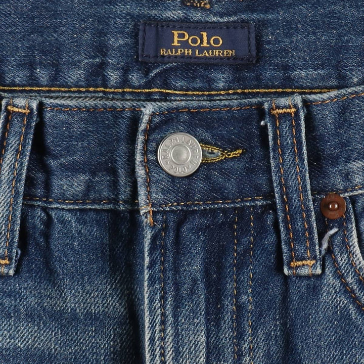 Ralph Lauren Polo Ralph Lauren Cut-off Denim Shorts, Men's Size W33 (approx.) cotton blue type Vintage Second Hand