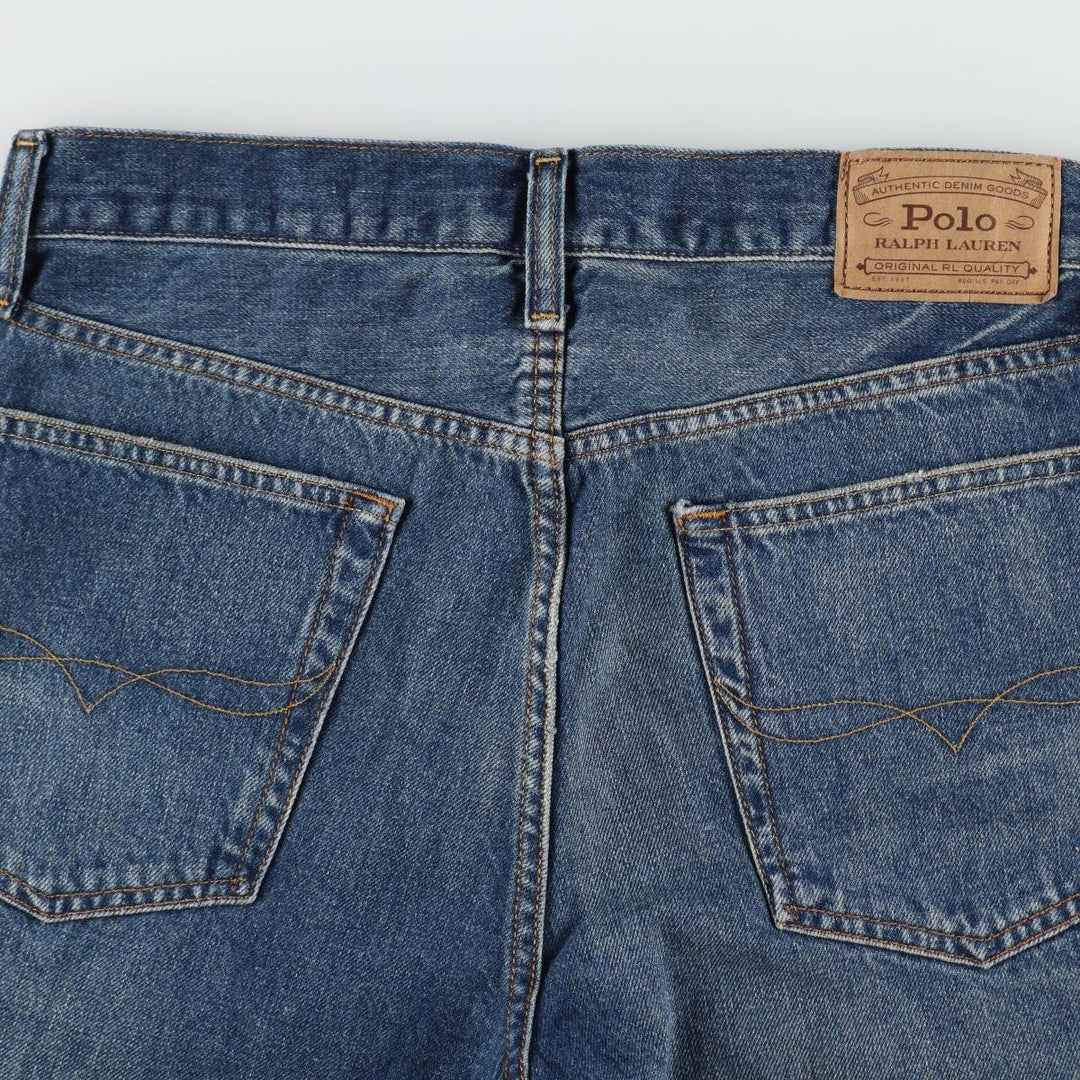 Ralph Lauren Polo Ralph Lauren Cut-off Denim Shorts, Men's Size W33 (approx.) cotton blue type Vintage Second Hand