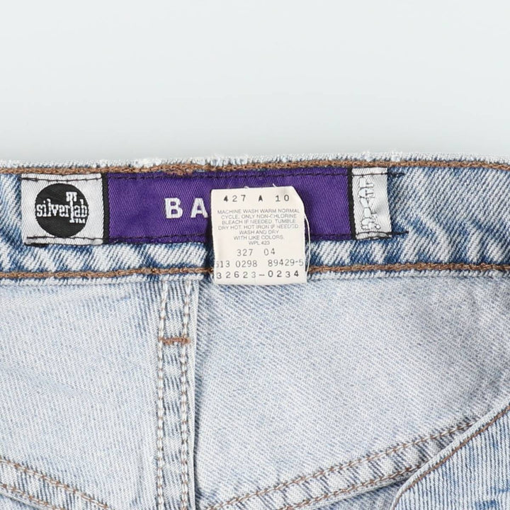 90'S Levi's Silver Tab Baggy Denim Shorts, Made in USA, Men's W33 (approx.), Vintage cotton blue type Vintage Second Hand