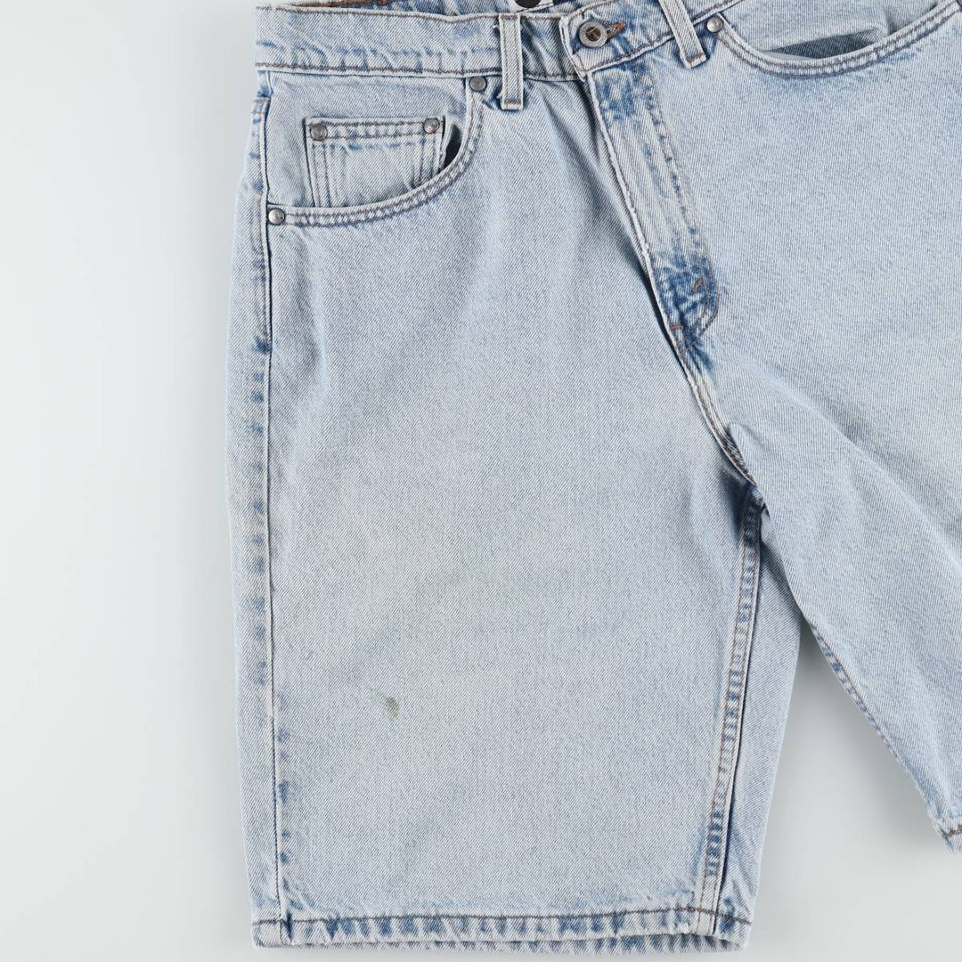 90'S Levi's Silver Tab Baggy Denim Shorts, Made in USA, Men's W33 (approx.), Vintage cotton blue type Vintage Second Hand