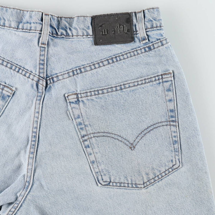 90'S Levi's Silver Tab Baggy Denim Shorts, Made in USA, Men's W33 (approx.), Vintage cotton blue type Vintage Second Hand