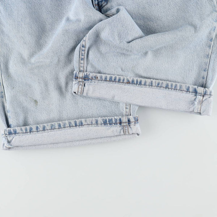 90'S Levi's Silver Tab Baggy Denim Shorts, Made in USA, Men's W33 (approx.), Vintage cotton blue type Vintage Second Hand