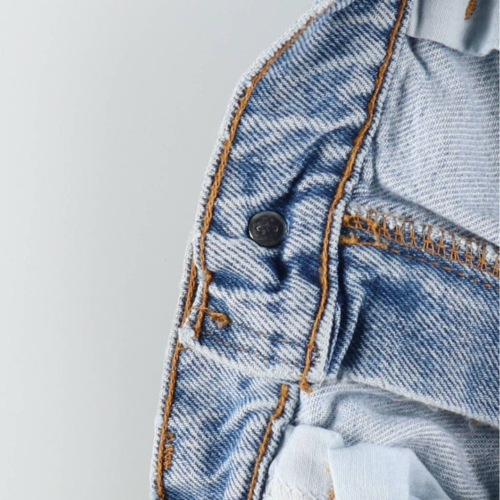 1990'S Levi's 34550-1714 Orange Tab Denim Shorts, Made in USA, Men's W30 (approx.), Vintage cotton blue type Vintage Second Hand