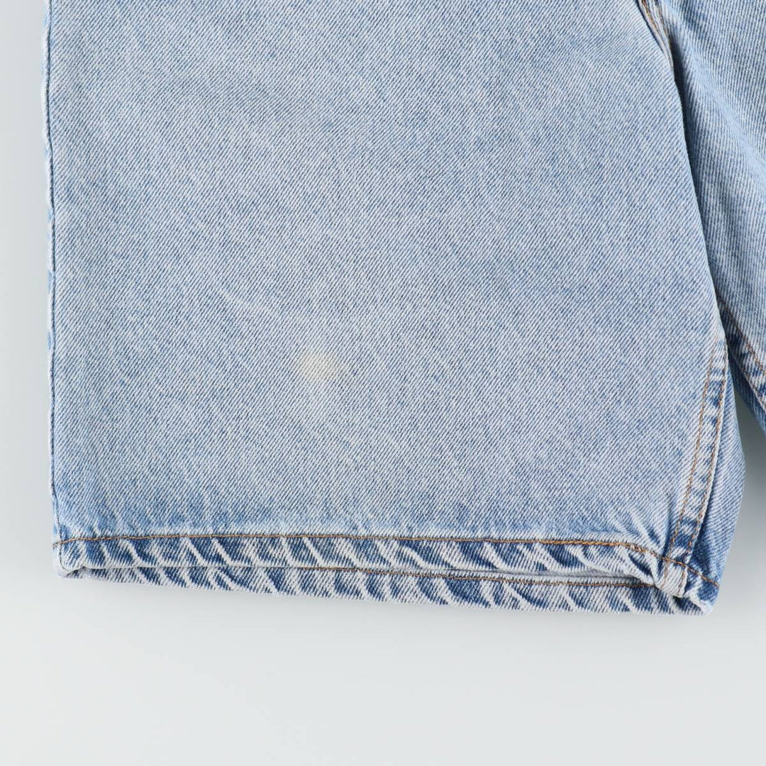1990'S Levi's 34550-1714 Orange Tab Denim Shorts, Made in USA, Men's W30 (approx.), Vintage cotton blue type Vintage Second Hand