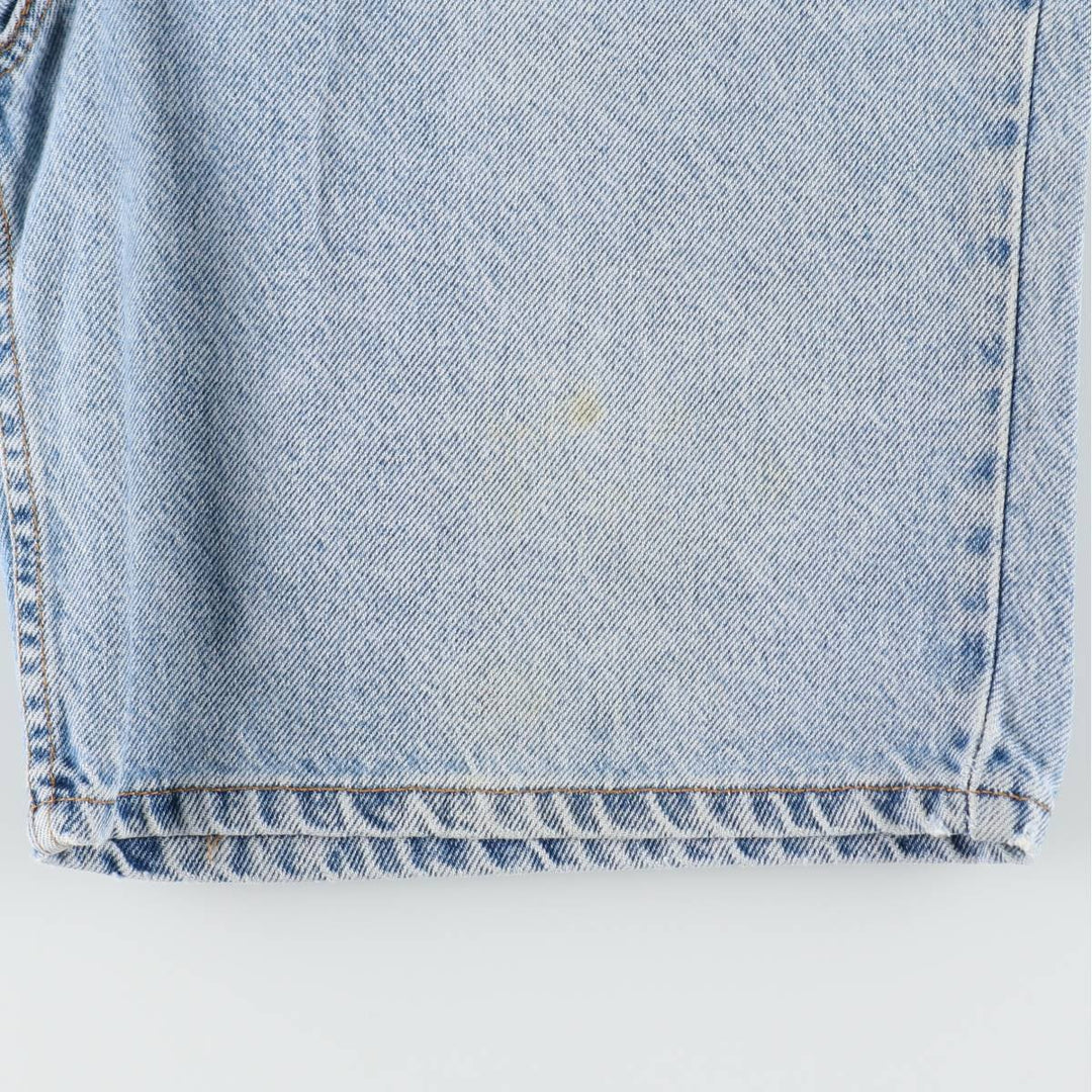 1990'S Levi's 34550-1714 Orange Tab Denim Shorts, Made in USA, Men's W30 (approx.), Vintage cotton blue type Vintage Second Hand
