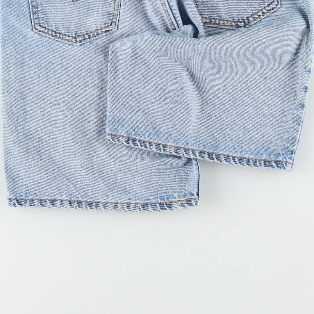 1990'S Levi's 34550-1714 Orange Tab Denim Shorts, Made in USA, Men's W30 (approx.), Vintage cotton blue type Vintage Second Hand