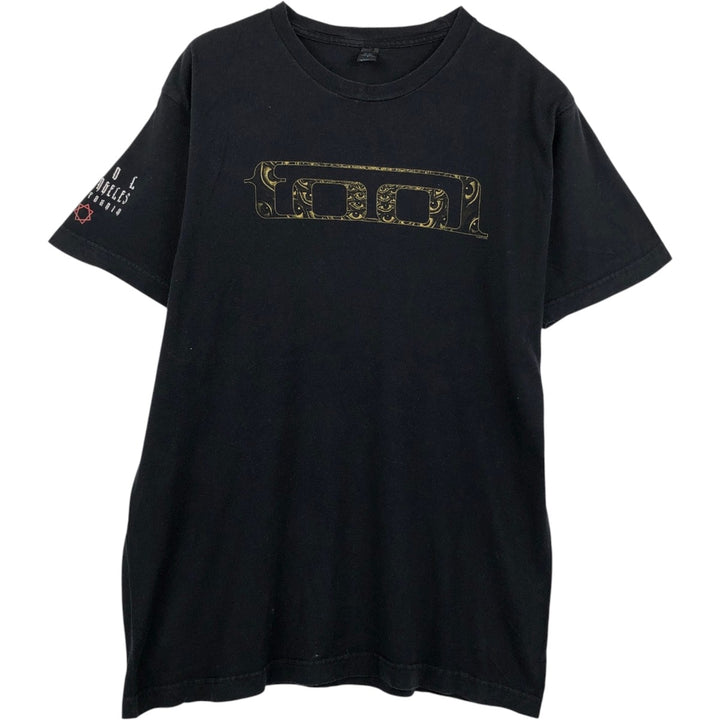 TOOL Band T-shirt, Men's L size cotton black type Vintage Second Hand
