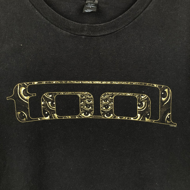 TOOL Band T-shirt, Men's L size cotton black type Vintage Second Hand