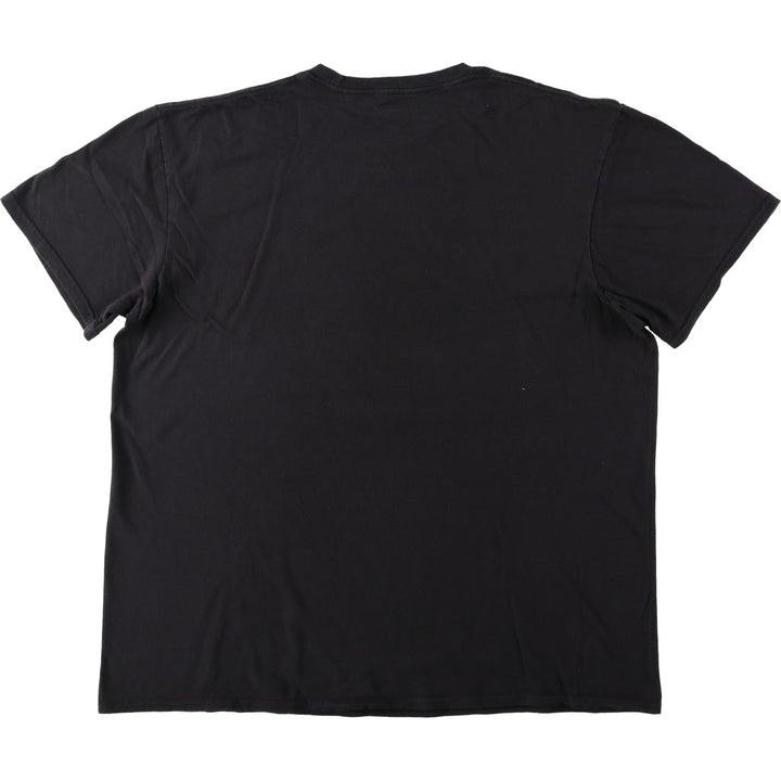 Popeye character print T-shirt, men's size XL (equivalent) unclear black type Vintage Second Hand