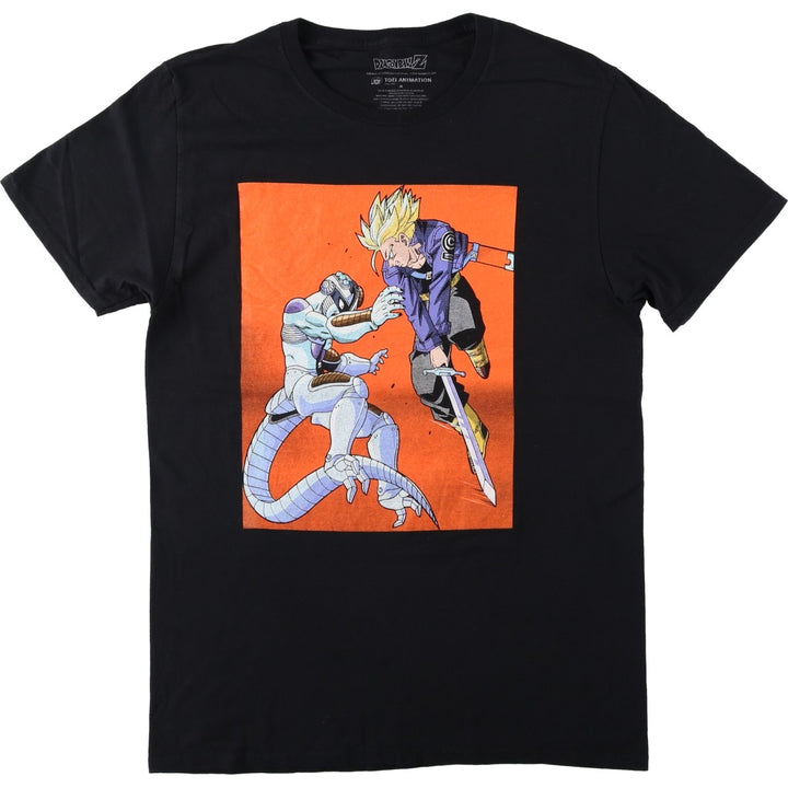 DRAGONBALL Z Dragon Ball Z Anime Character Print T-shirt Men's M size cotton black type Vintage Second Hand