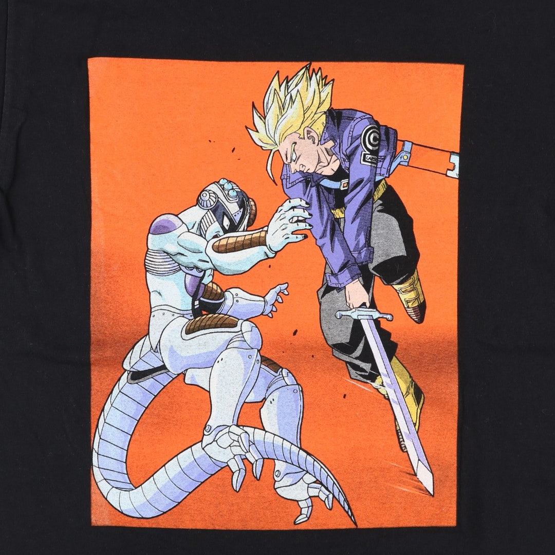 DRAGONBALL Z Dragon Ball Z Anime Character Print T-shirt Men's M size cotton black type Vintage Second Hand