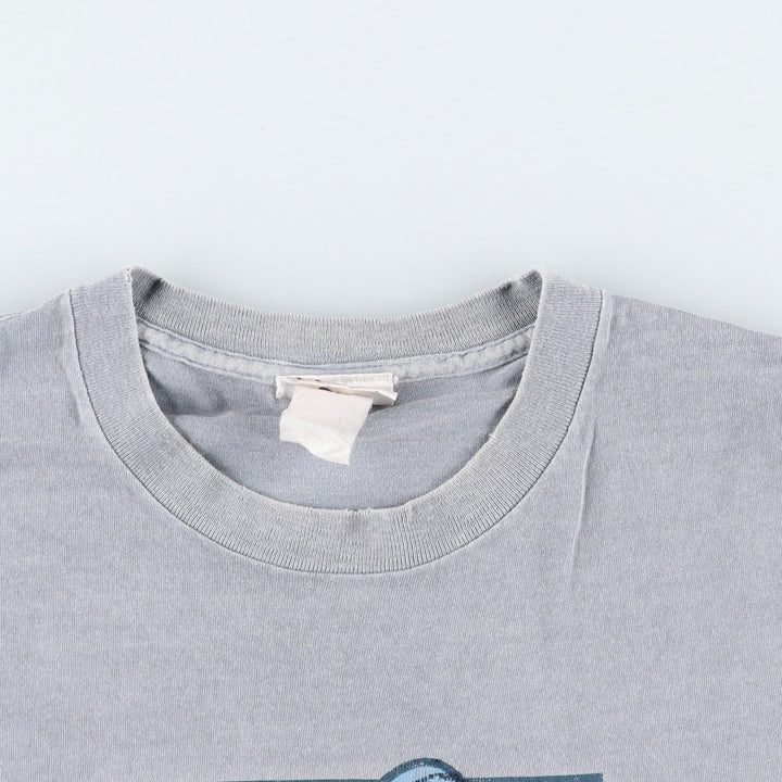 Walt Disney World Donald Duck Character Print T-Shirt (Men's XXL equivalent) unclear gray type Vintage Second Hand