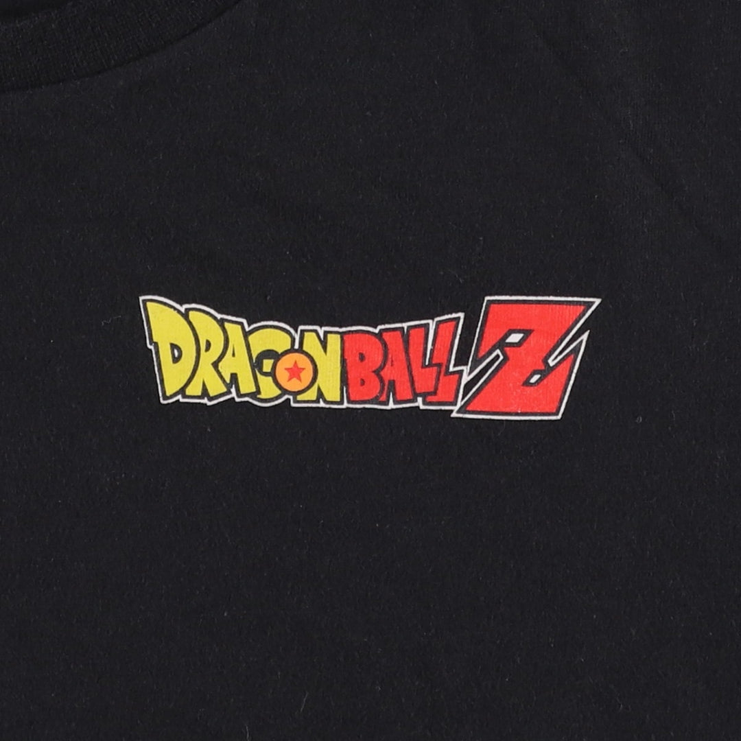 DRAGONBALL Z Dragon Ball Z Anime Character Print T-shirt Men's M size unclear black type Vintage Second Hand