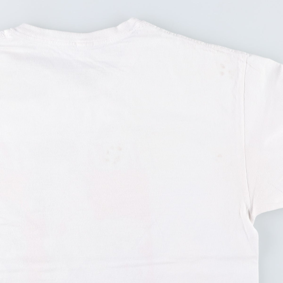 2000'S INUYASHA Anime Character Print T-Shirt, Men's Size M unclear white type Vintage Second Hand