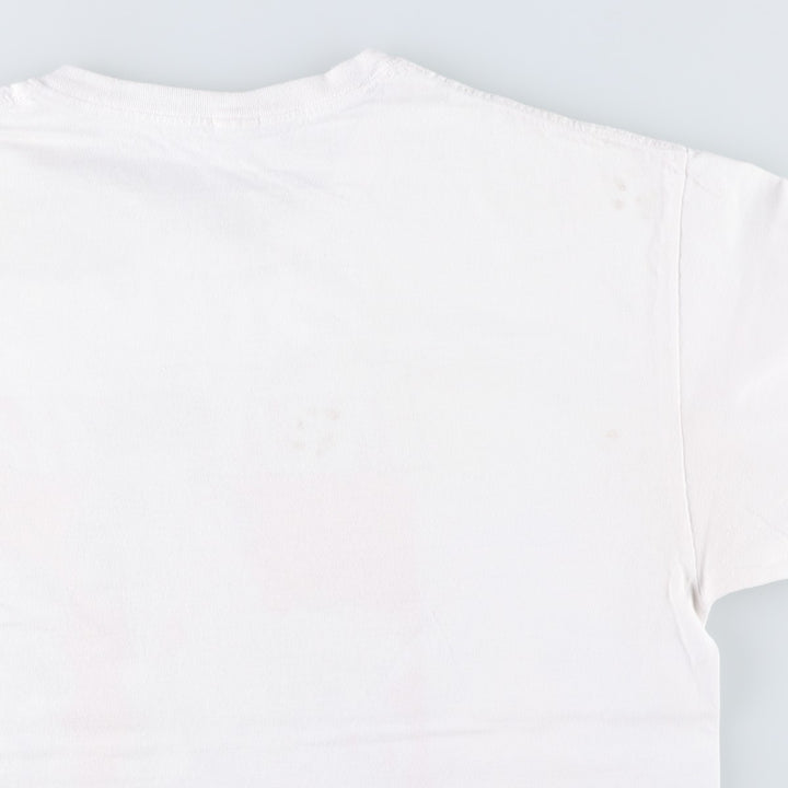2000'S INUYASHA Anime Character Print T-Shirt, Men's Size M unclear white type Vintage Second Hand