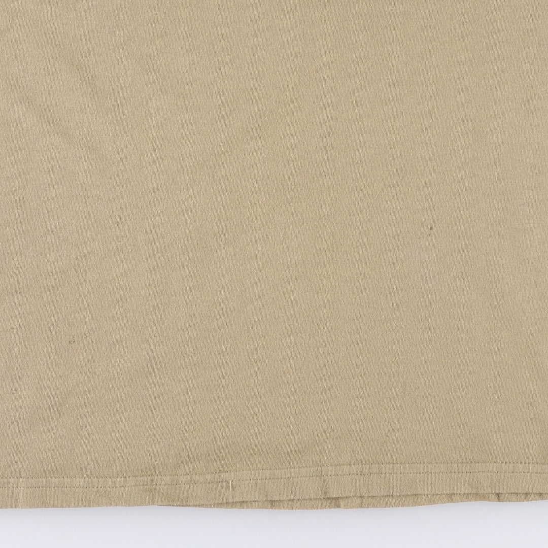 Disneyland Snow White and the Seven Dwarfs Grumpy Anime Character Print T-Shirt (Men's XL equivalent) cotton beige type brown Vintage Second Hand