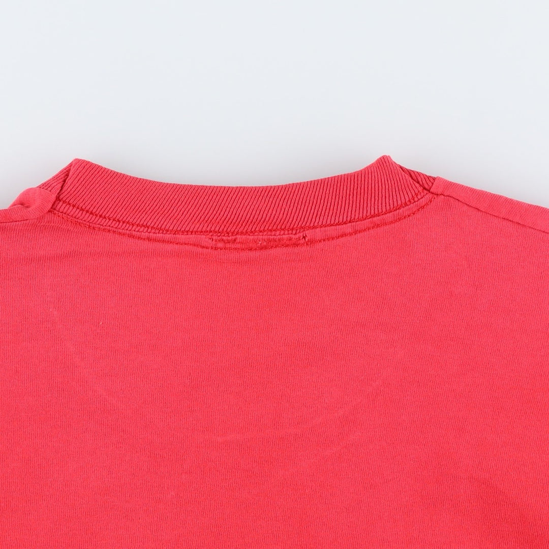 MICKEY MOUSE Mickey Mouse Character Print T-Shirt, Men's XL (approx.) unclear red type Vintage Second Hand