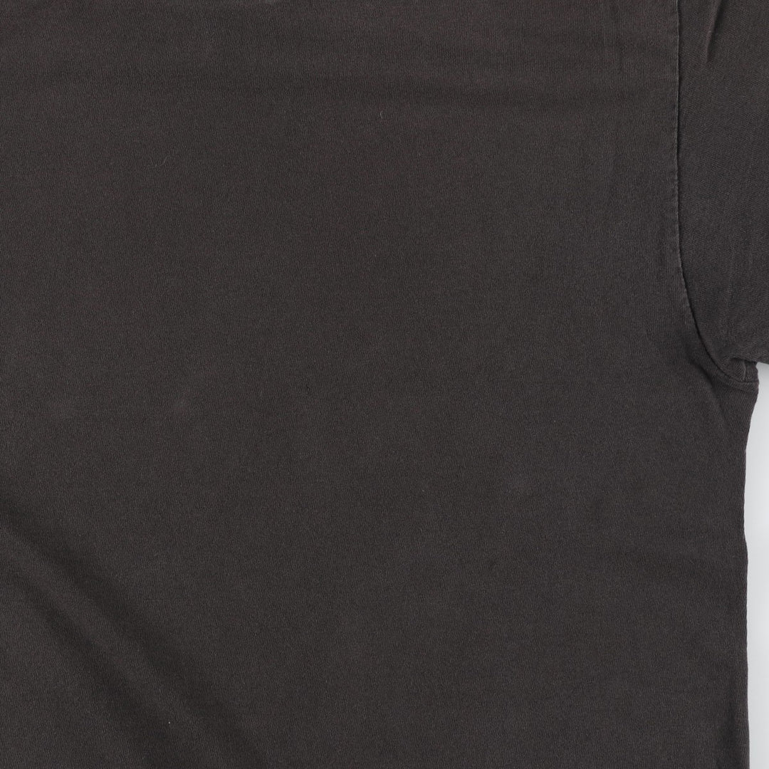 Delta Superman Character Print T-Shirt (Men's Size M) cotton black type Vintage Second Hand