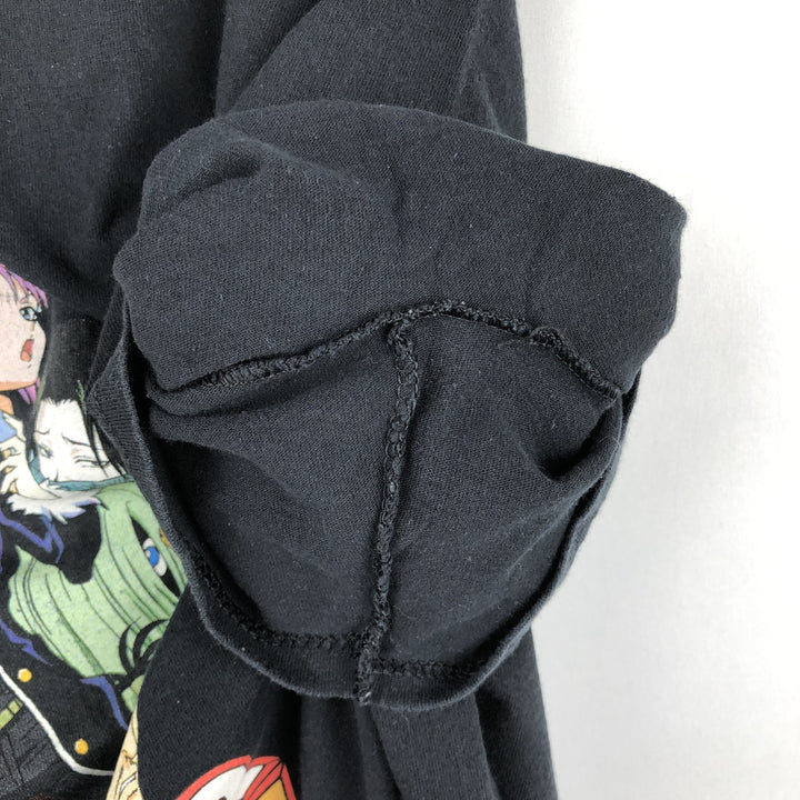 HUNTERxHUNTER Phantom Troupe Anime Character Print T-Shirt (Men's Size L) cotton black type Vintage Second Hand