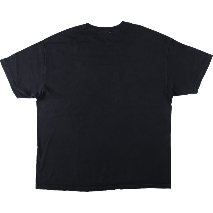 SNOOPY character print T-shirt, men's size XL. unclear black type Vintage Second Hand