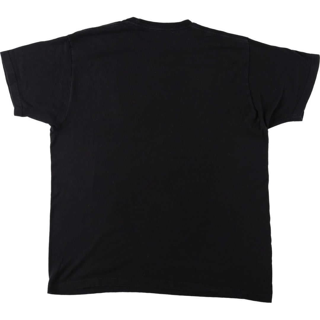 Sailor Moon anime character print T-shirt, men's size XL. cotton black type Vintage Second Hand