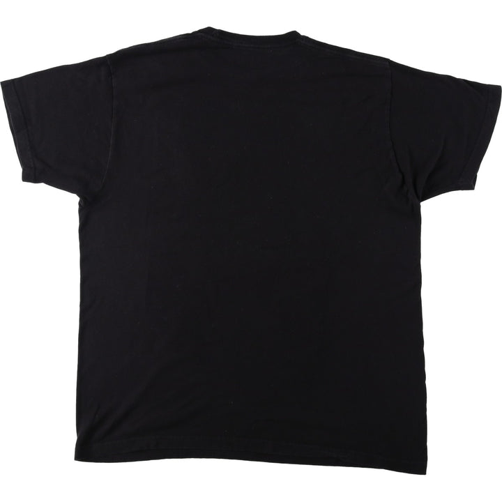 Sailor Moon anime character print T-shirt, men's size XL. cotton black type Vintage Second Hand