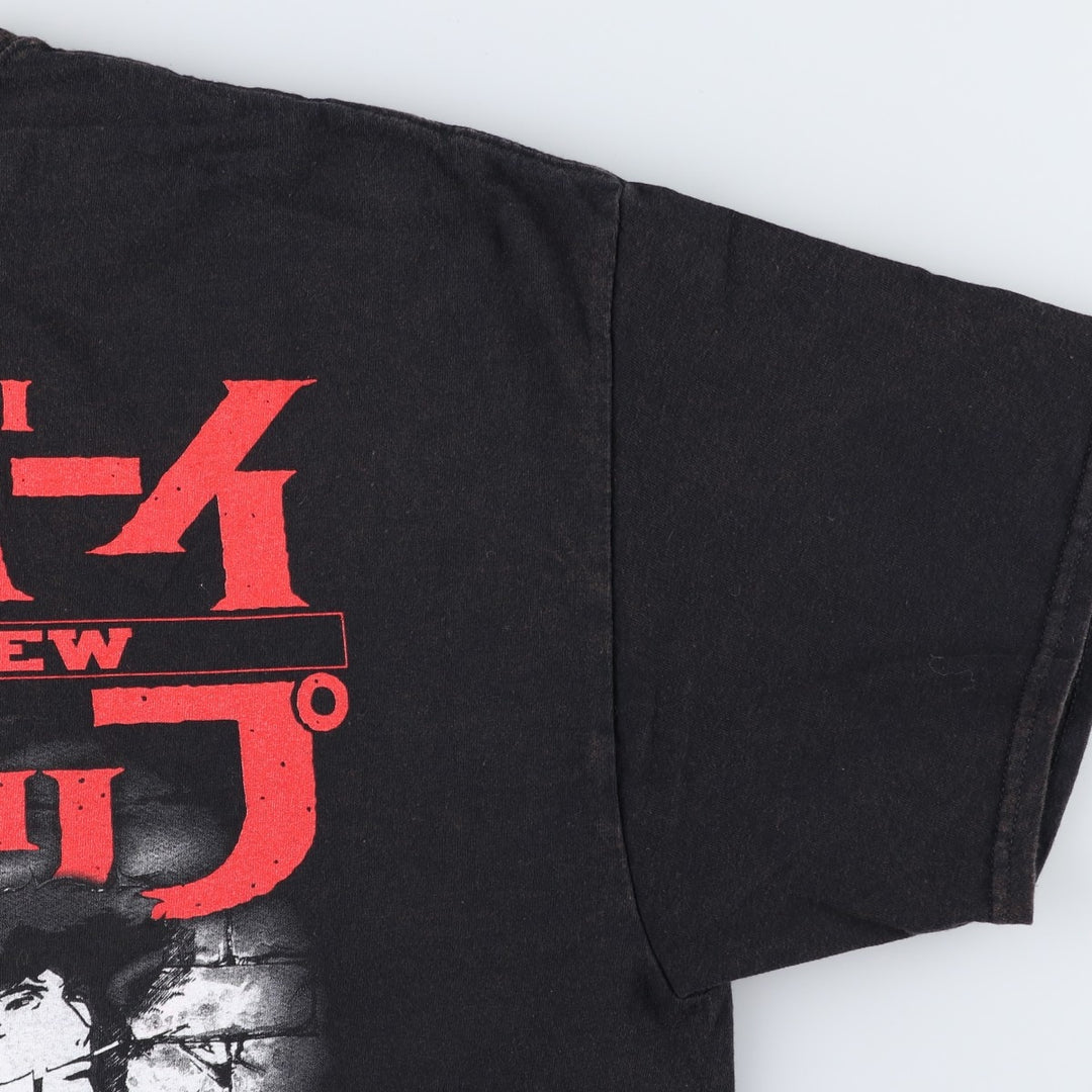 COWBOY BEBOP Cowboy Bebop Anime Character Print T-Shirt Men's XL cotton black type Vintage Second Hand
