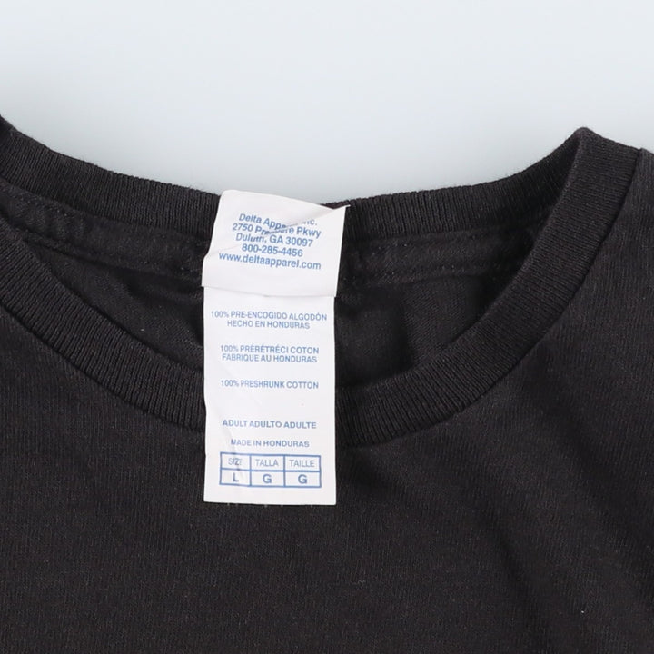 DELTA The Nightmare Before Christmas Character Print T-Shirt (Men's Size L) cotton black type Vintage Second Hand