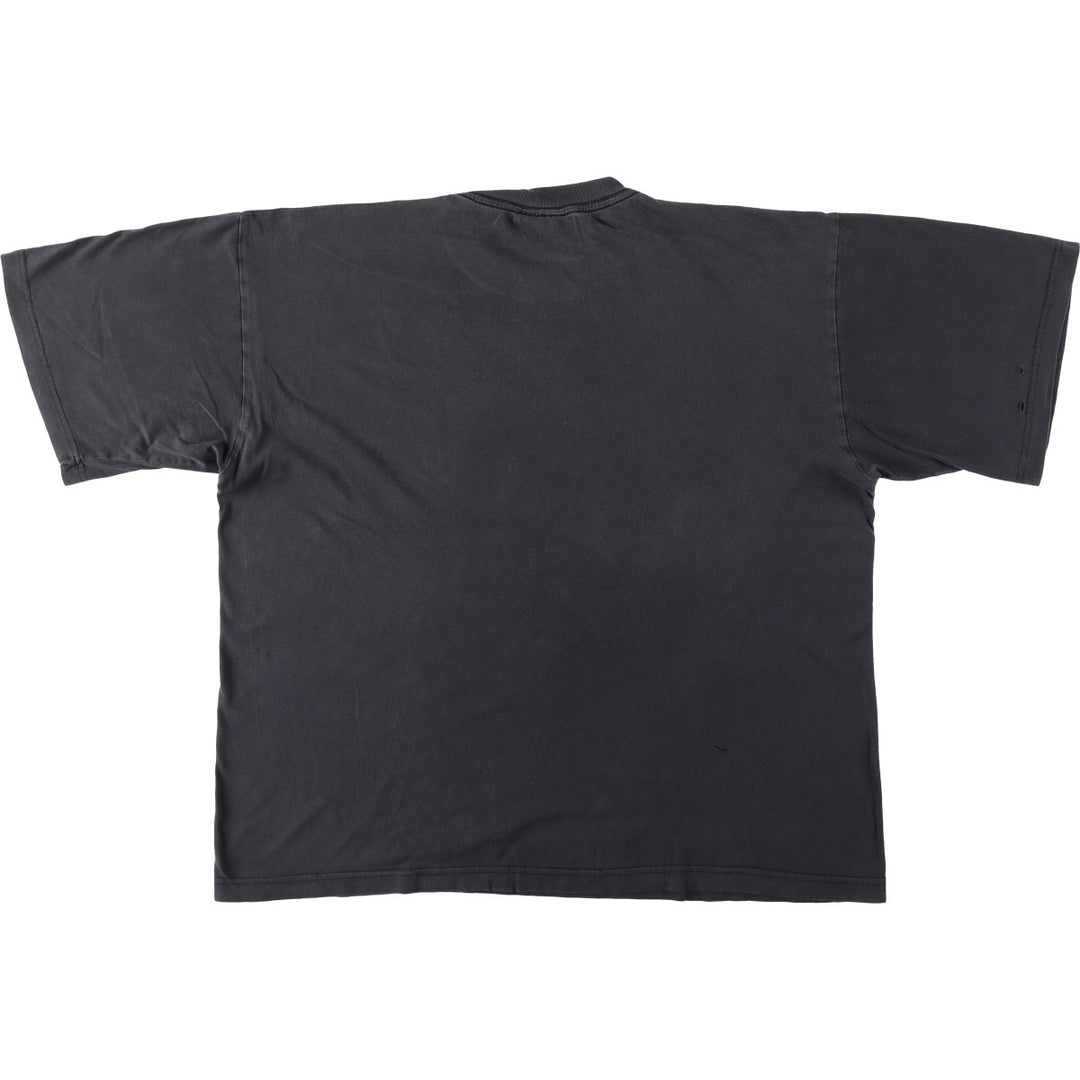 THE SIMPSONS Bart Character Print T-Shirt (Men's Size XL) unclear black type Vintage Second Hand