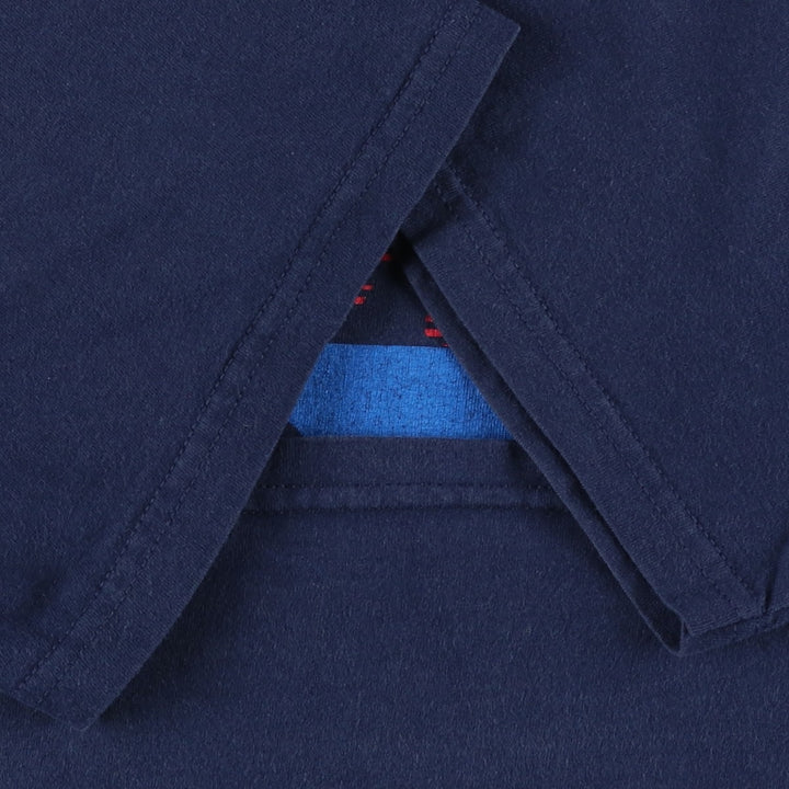 90'S TULTEX SUPERMAN character print T-shirt, men's size XL equivalent, vintage. cotton navy blue type Vintage Second Hand