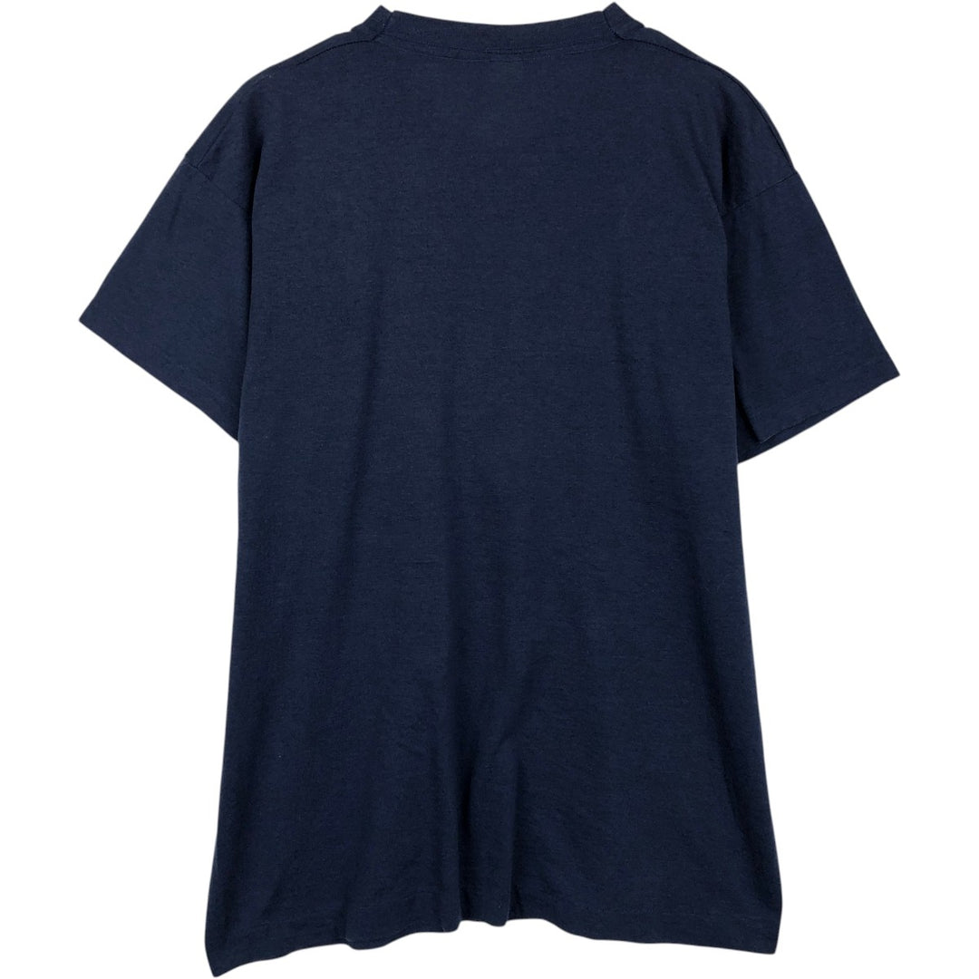 90'S Vintage Printed T-Shirt, Men's M Size unclear navy blue type Vintage Second Hand