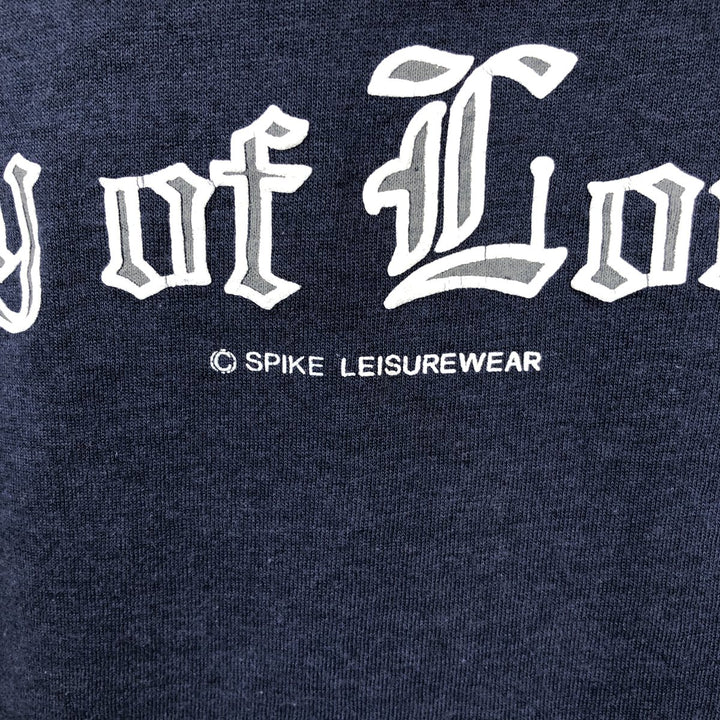 90'S Vintage Printed T-Shirt, Men's M Size unclear navy blue type Vintage Second Hand