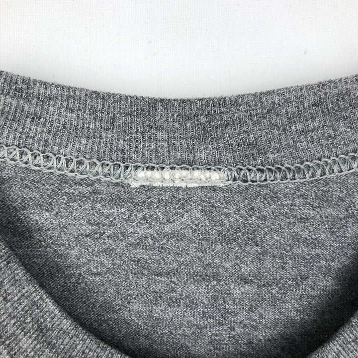 ~90'S College T-shirt, Men's Size L (approx.), Vintage unclear gray type Vintage Second Hand