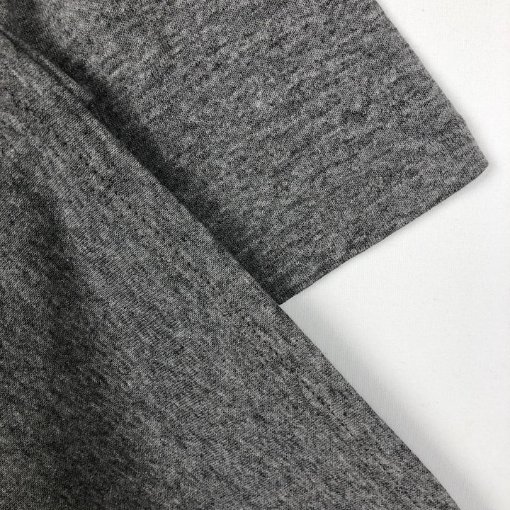 90'S Russell College T-shirt, Made in USA, Men's L size, Vintage polyester gray type Vintage Second Hand