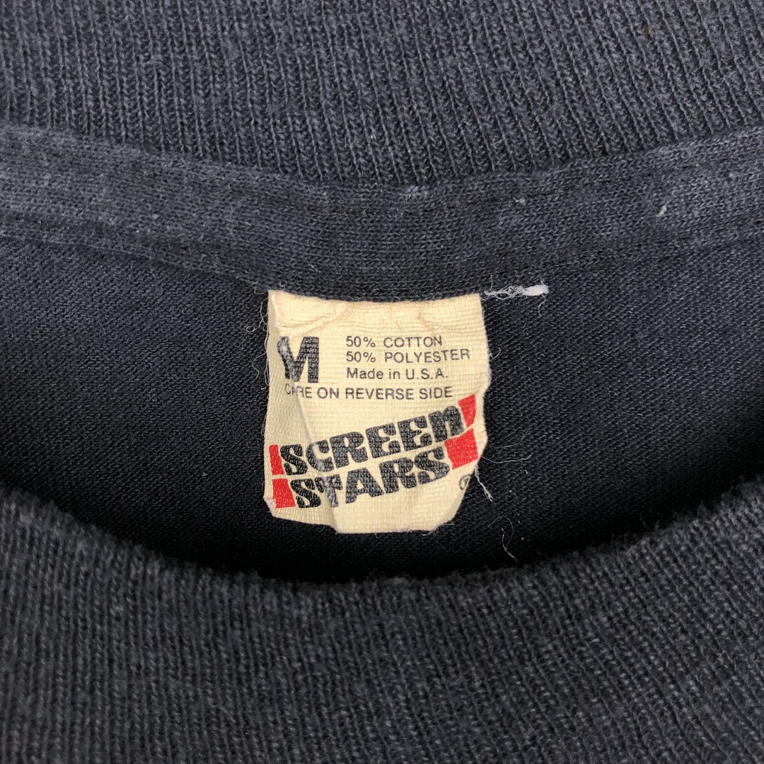 90'S Screen Stars Princeton University College T-shirt, Made in USA, Men's Size M (approx.), Vintage cotton black type Vintage Second Hand